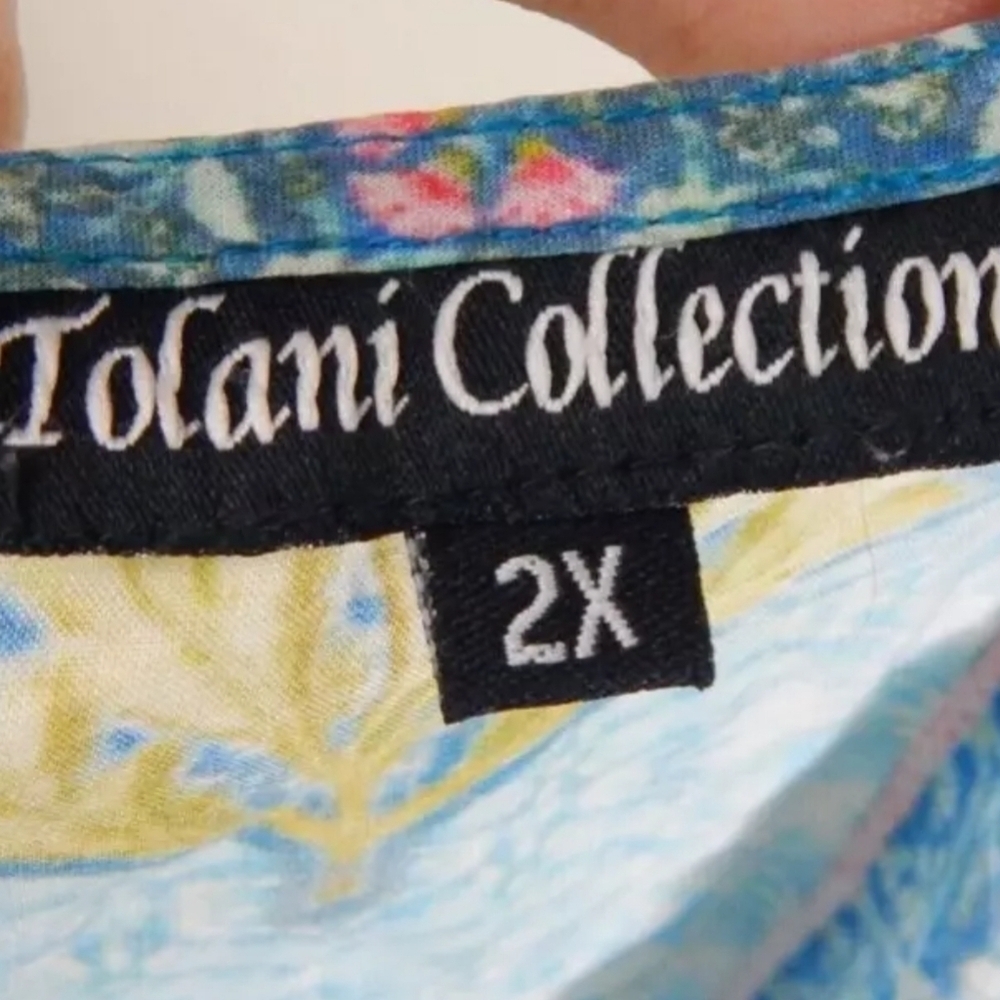 Tolani Collection Narissa Floral Printed Top View 3